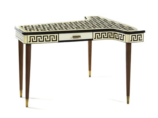 An Art Deco Style Lacquered Desk