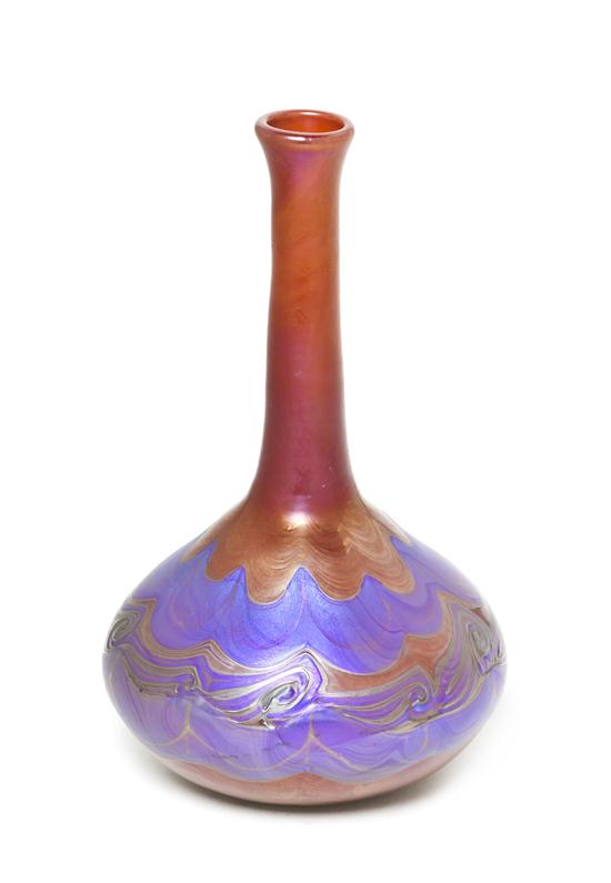 * A Tiffany Studios Favrile Glass Vase