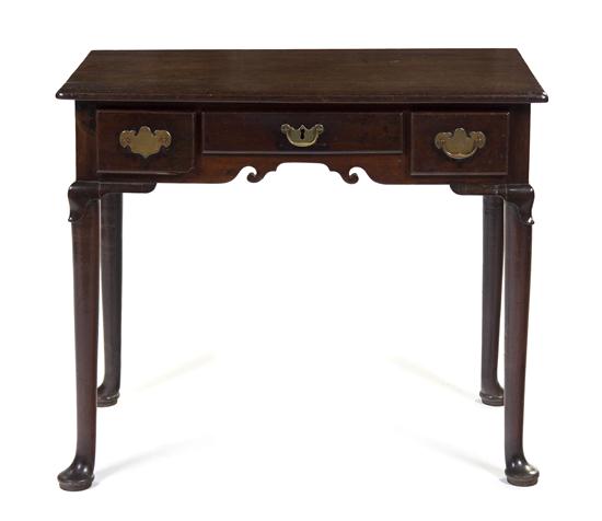 *An English Oak Console Table having