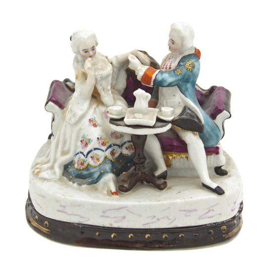 A Staffordshire Figural Inkwell 152908