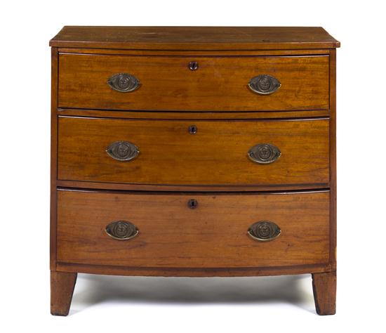 A Sheraton Mahogany Chest of Drawers