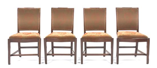 Four Regency Mahogany Side Chairs 152960