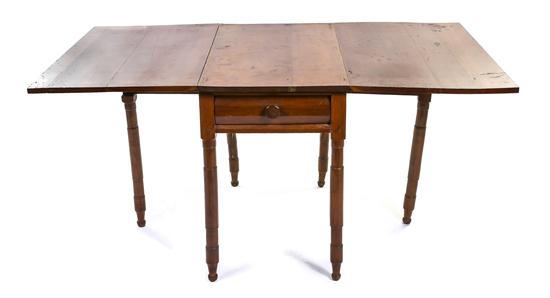  An American Cherry Drop Leaf Table 1529b1