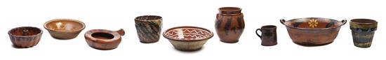  A Collection of Redware Pottery 1529c7