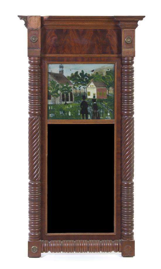 *An American Classical Mahogany Mirror