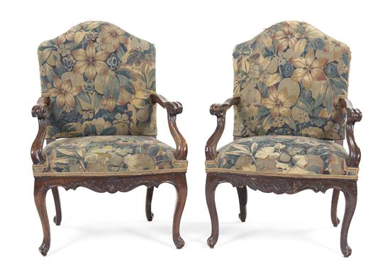 A Pair of French Provincial Fauteuils