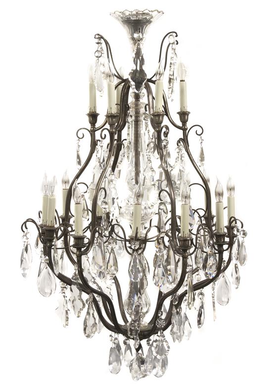 A French Eighteen-Light Chandelier