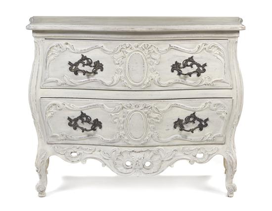  A Louis XV Style Painted Commode 152a52