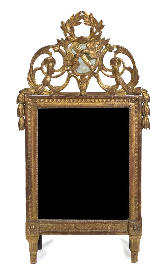 A Louis XV Style Giltwood Mirror