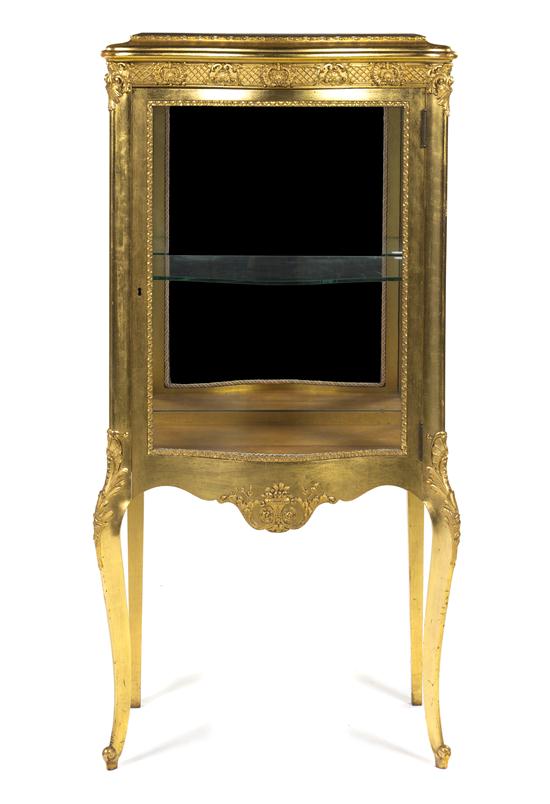 A Giltwood Vitrine Cabinet having 152a67