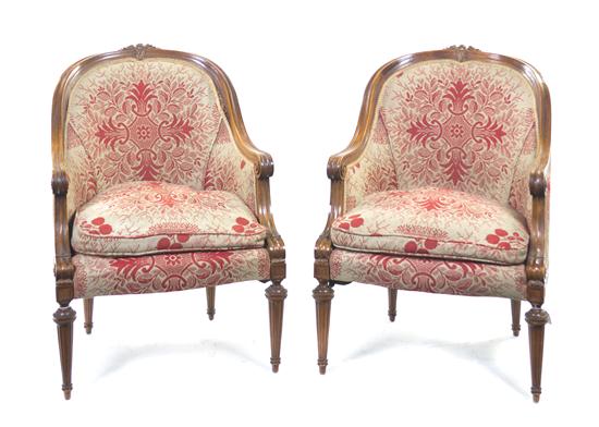 *A Pair of Louis XVI Style Bergeres