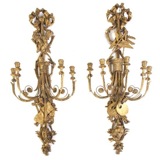 A Pair of Neoclassical Giltwood 152a92