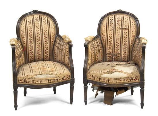 A Pair of Louis XVI Style Upholstered 152a90