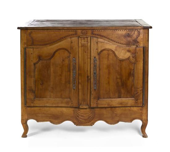 A French Provincial Cherry Console