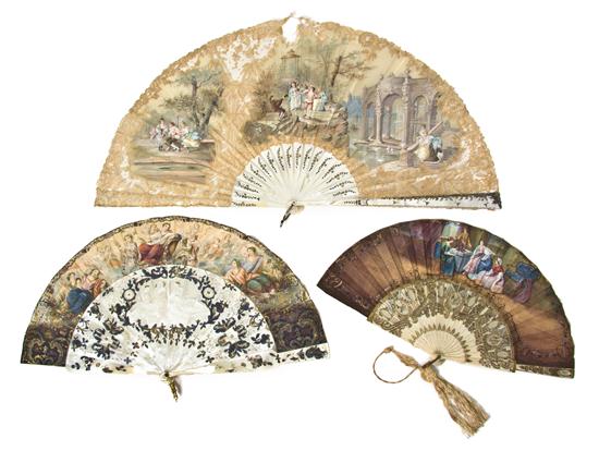 *A Collection of Six Continental Fans