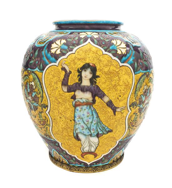 A French Polychrome Decorated Ceramic 152adf