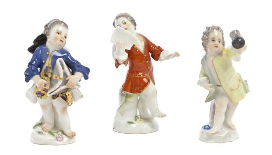  Three Meissen Porcelain Figures 152afe