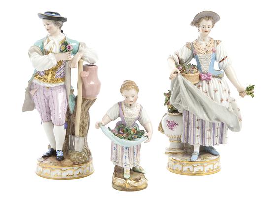  Three Meissen Porcelain Figures 152b06