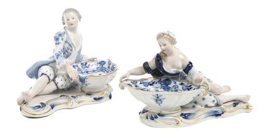  A Pair of Meissen Porcelain Figural 152b10