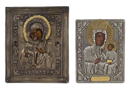  Two Eastern European Oklad Icons 152b72