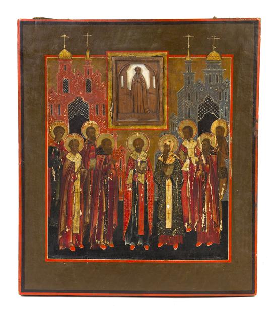  An Eastern Orthodox Painted Wood 152b6c