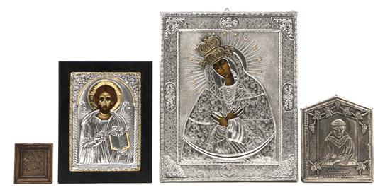 Three Eastern European Oklad Icons 152b7b