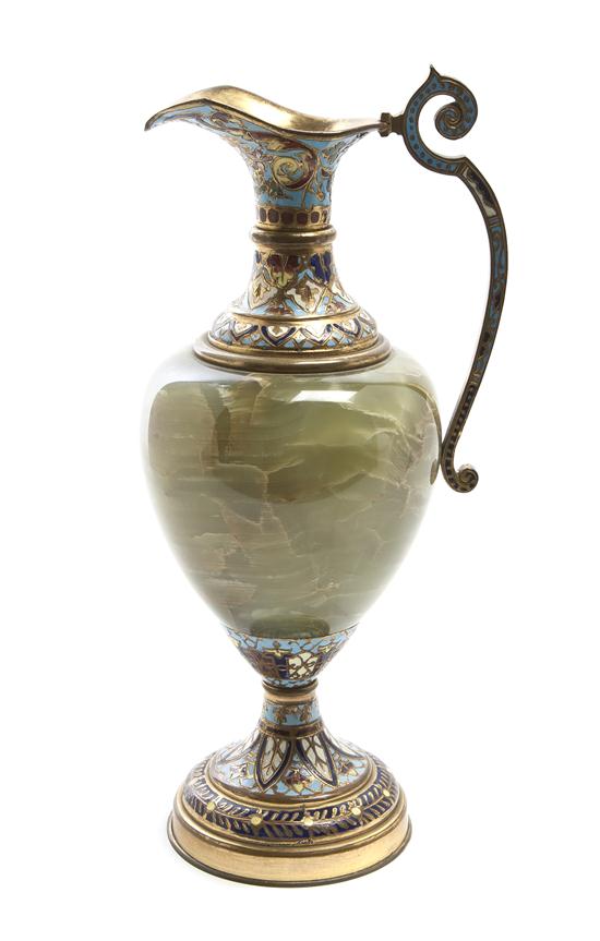 A French Onyx Champleve and Gilt 152b9b