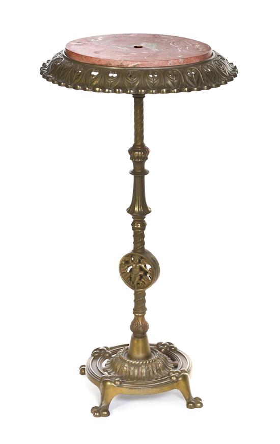  A Continental Brass Pedestal having 152bbe
