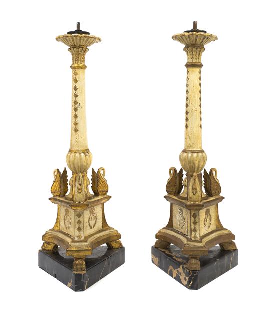 A Pair of Neoclassical Painted 152bca