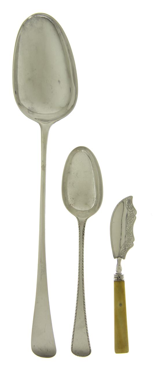 *An English Silver Stuffing Spoon