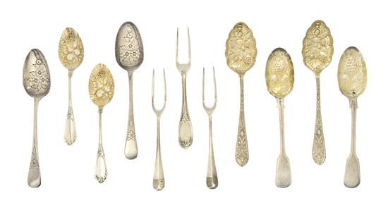 *An English Silver Two-Tined Fork