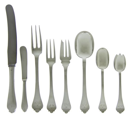 An English Silver Flatware Service 152bf1