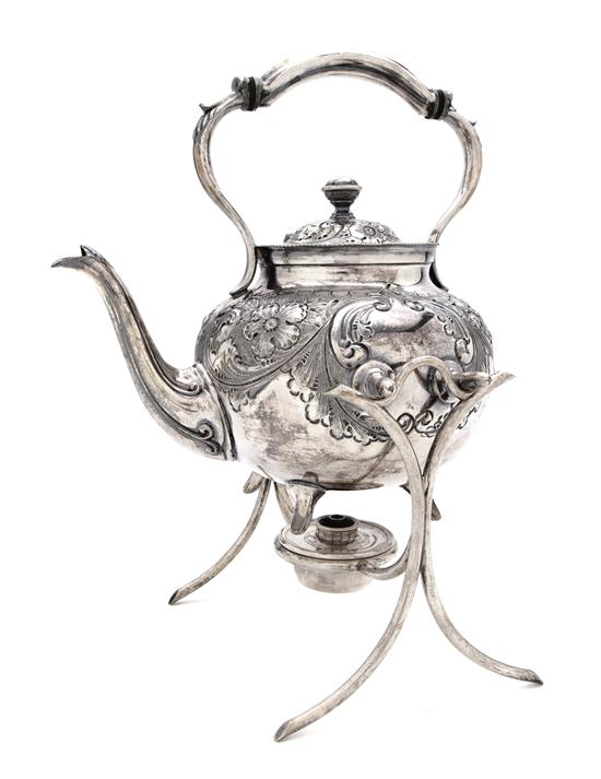 An English Silverplate Teapot on 152bf9