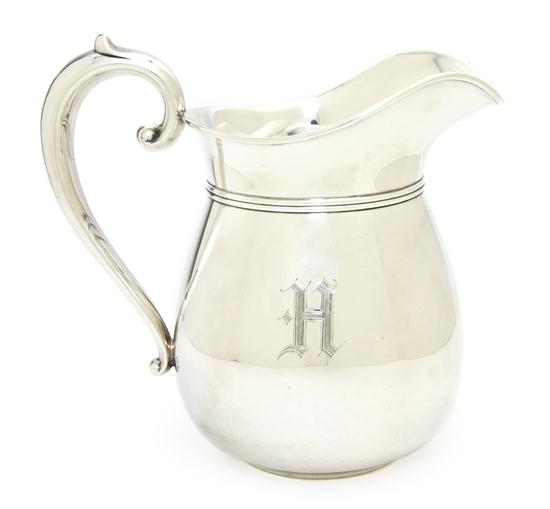 An American Sterling Silver Pitcher