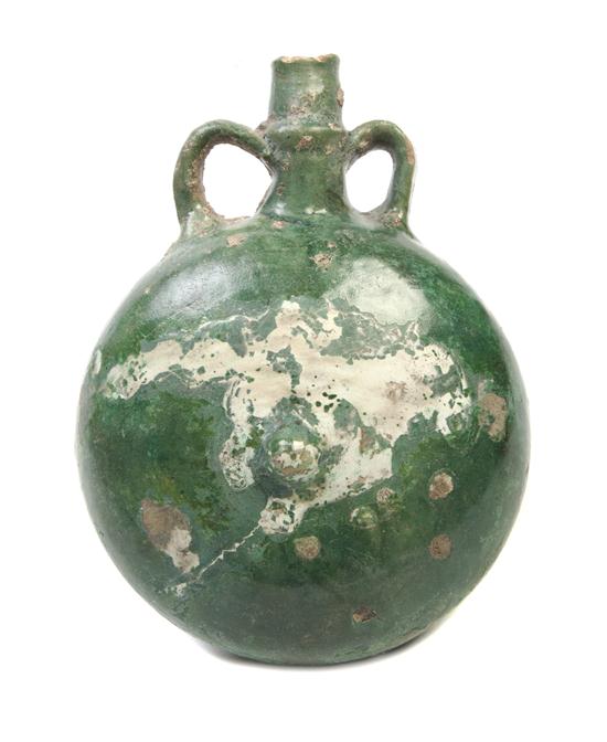 A Middle Eastern Green Glaze Pottery 152cb3