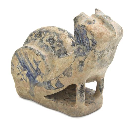 A Middle Eastern Pottery Animalier