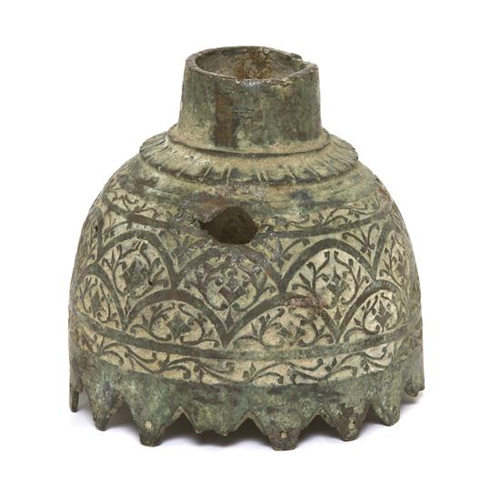 A Middle Eastern Bronze Candle