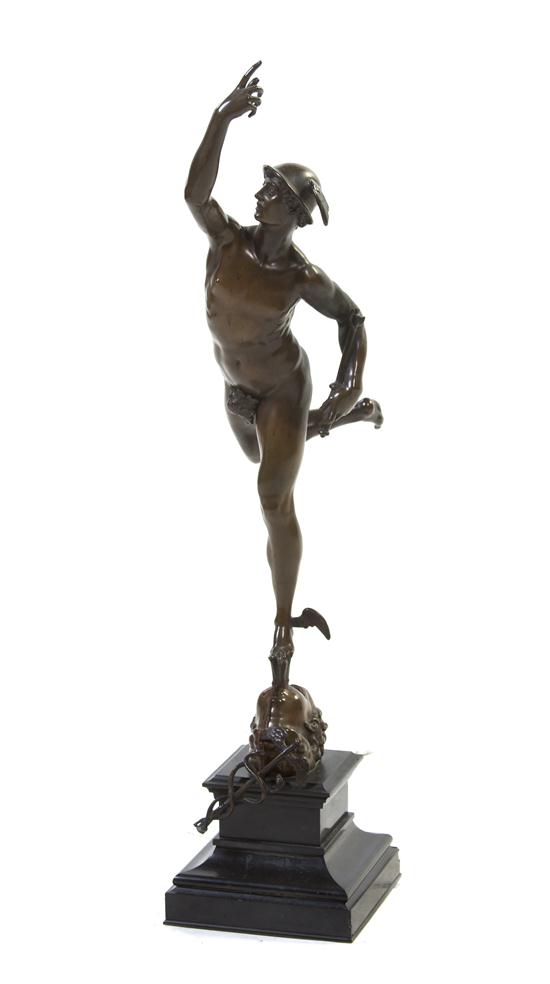 A French Bronze Figure of Hermes