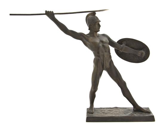 A Continental Bronze Figure circa