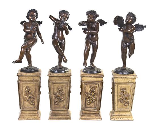 A Set of Four Continental Bronze 152d0d