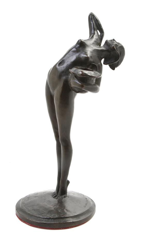 A Cast Bronze Sculpture Alida Zilve 152d39