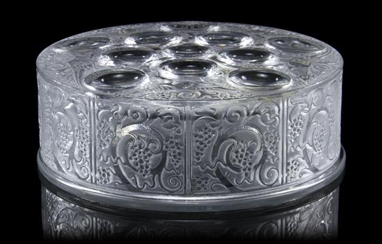 *A Lalique Molded and Frosted Glass