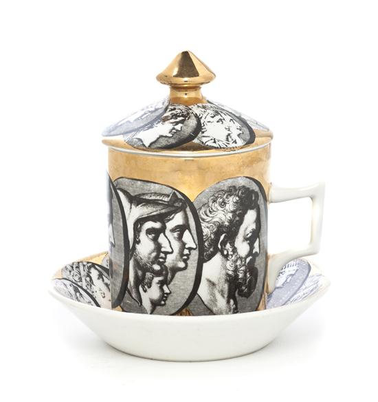 An Italian Porcelain Lidded Cup 152d8c