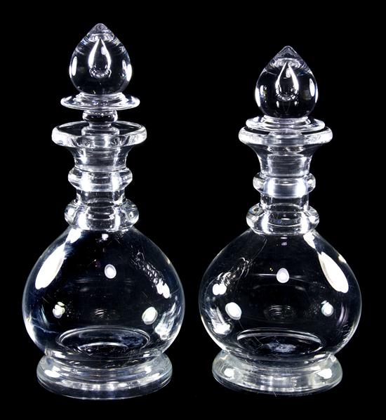  A Pair of Steuben Decanters each 152d87