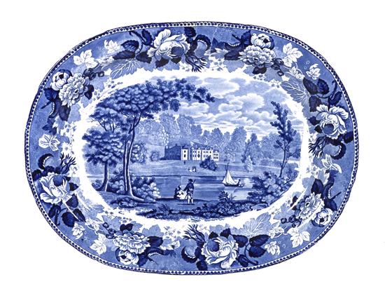 A Wedgwood Blue and White Porcelain