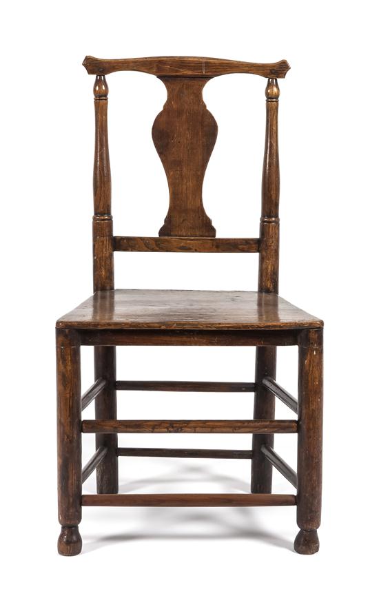 An English Oak Side Chair circa