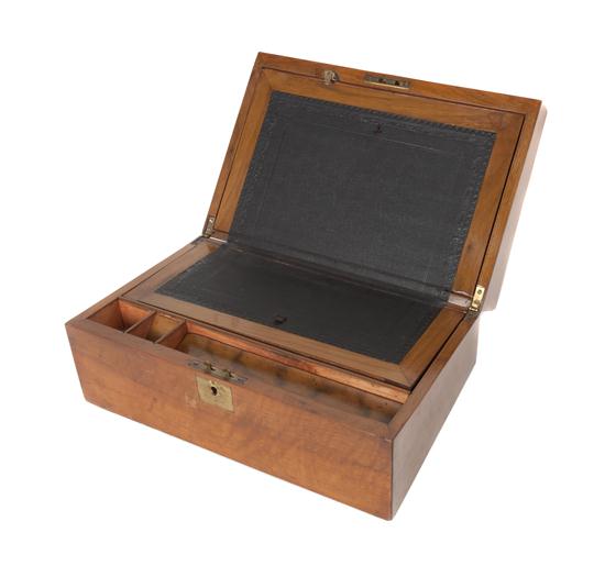 An English Mahogany Writing Box 152dc7