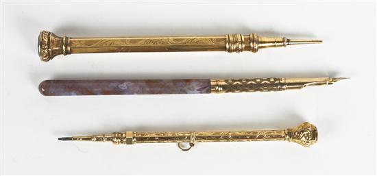 Two Victorian Gold Filled Mechanical