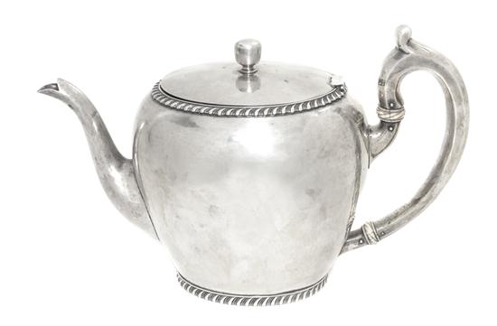 An American Sterling Silver Tea