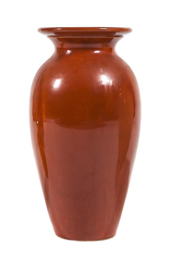 A Bauer Glazed Pottery Oil Jar